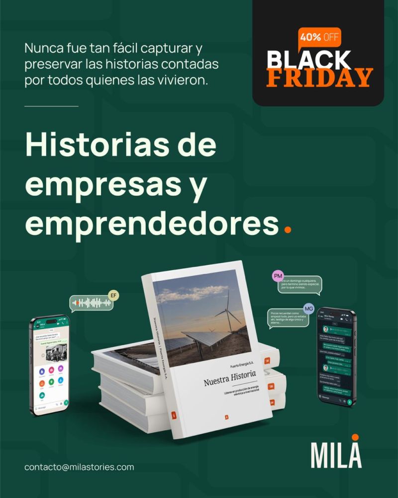 patrick_summers's tweet image. Hace unos días, mi amigo Ezequiel Fonseca Zas,  @quelofonsecazas, lanzó su nueva startup: MILA Stories - @mila_historias.

El proyecto nació a partir de una vivencia personal muy profunda. Quelo descubrió algo simple, pero poderoso: las historias que no se guardan, se pierden. Y…