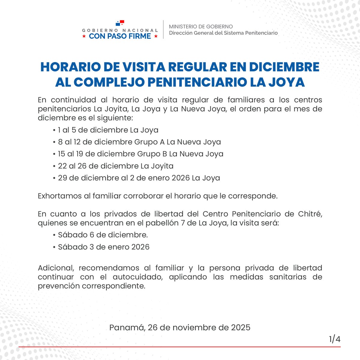 Dirección General del Sistema Penitenciario tweet media