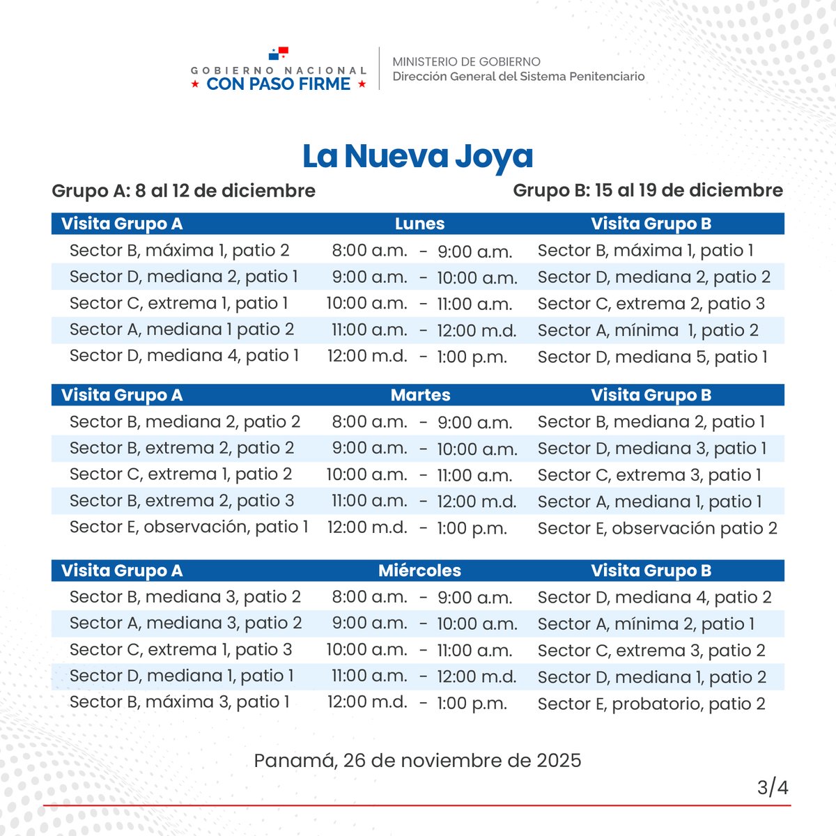 Dirección General del Sistema Penitenciario tweet media