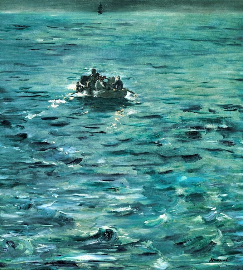 impression_ists's tweet photo. Édouard Manet, Rochefort's Escape https://t.co/fefJpR946D