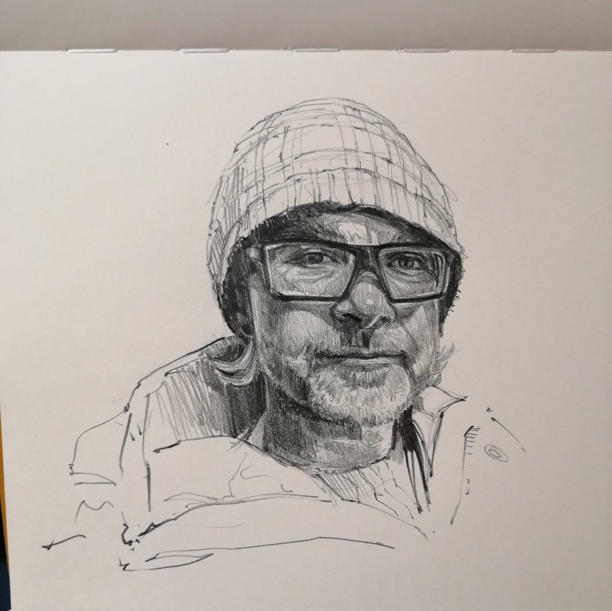 antsgreentree's tweet image. Pencil sketch of a friend of mine. part of some sketches I'm working on towards a selection of paintings I'll be embarking on soon :)

#beanie #friend #art #sketch