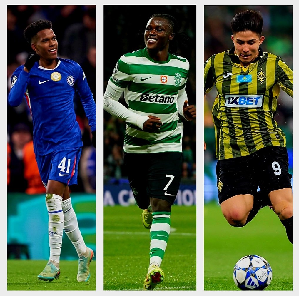 🔵 Chelsea wonderkids in the CL this week:

Estêvão ⚽️
Quenda ⚽️🅰️
Satpayev ⚽️

#CFC ✨️