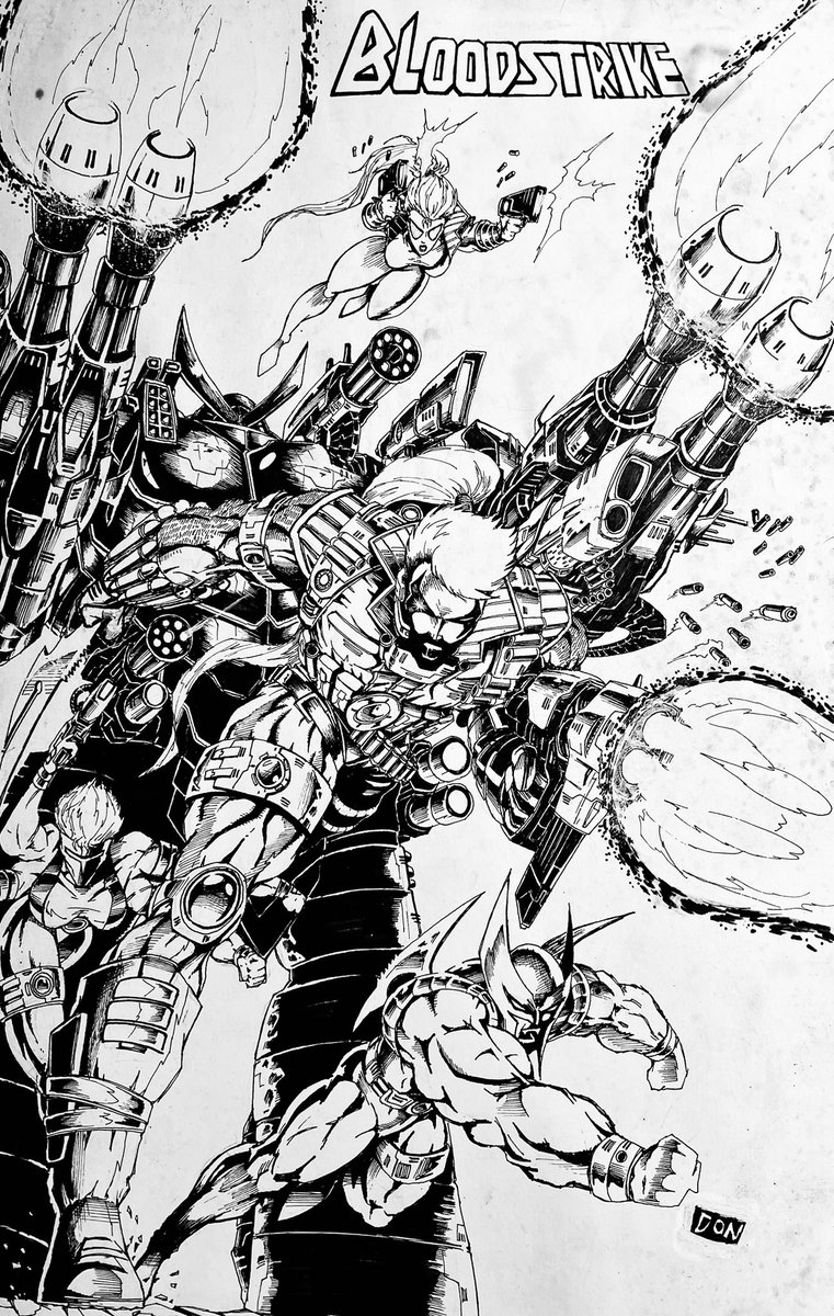 SketchyFig's tweet image. An old piece and not Youngblood, but it’s in close proximity 😅