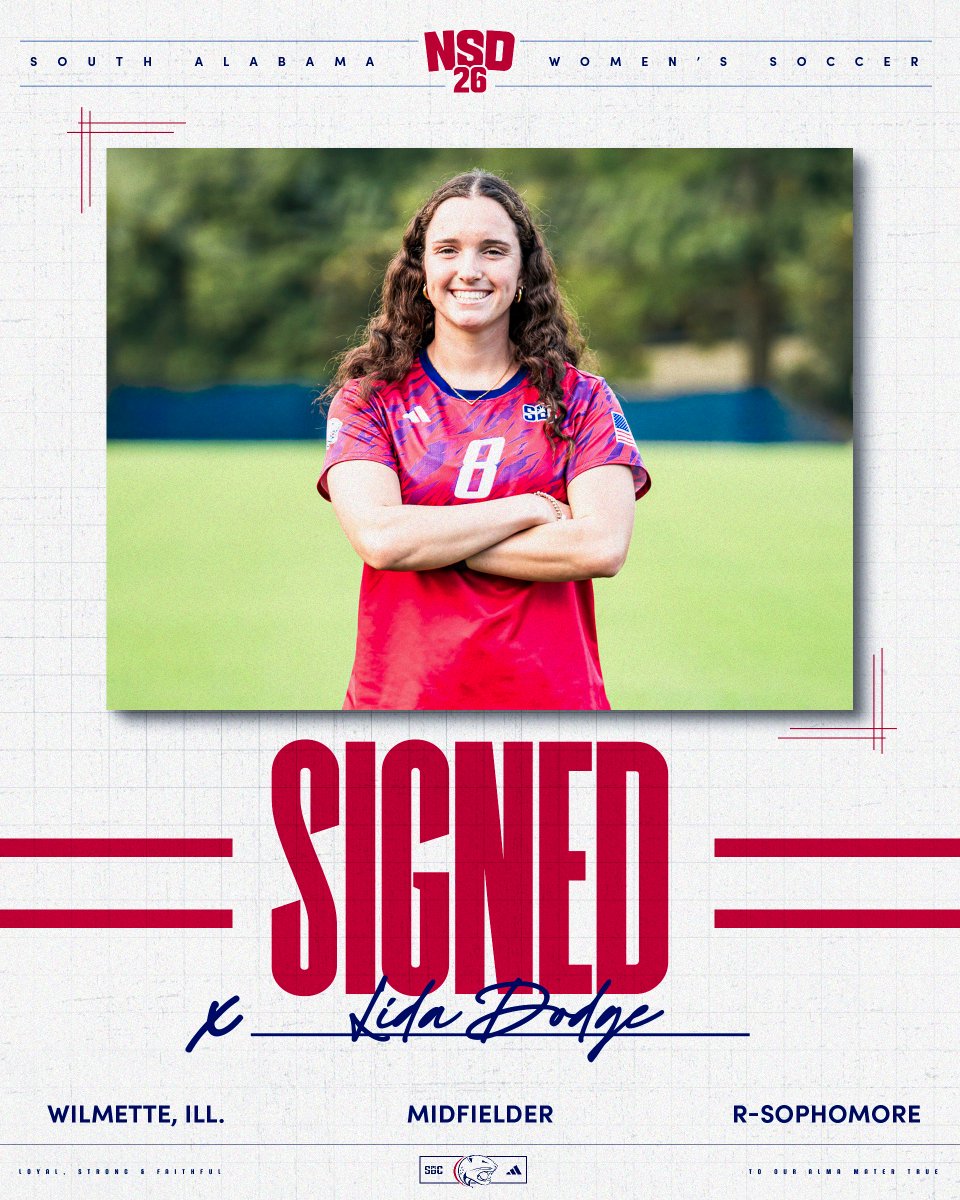 Adding a stud to our roster 👀

Welcome to Mobile, <a href="/LidaDodge/">Lida Dodge</a>!

#LSF | #FindAWay