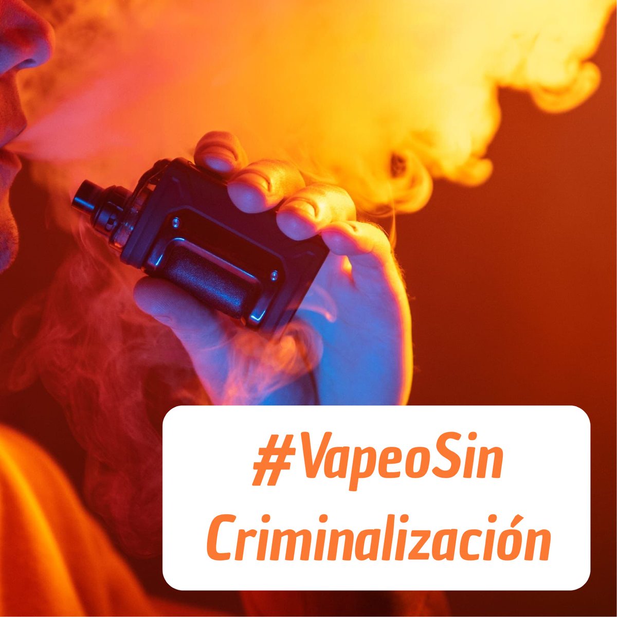 ConPsicoactivas's tweet photo. La prohibición y criminalización de vapeadores incrementa los riesgos y daños a la salud de las personas
#VapeoSinCriminalización https://t.co/NPN0XGa6IV