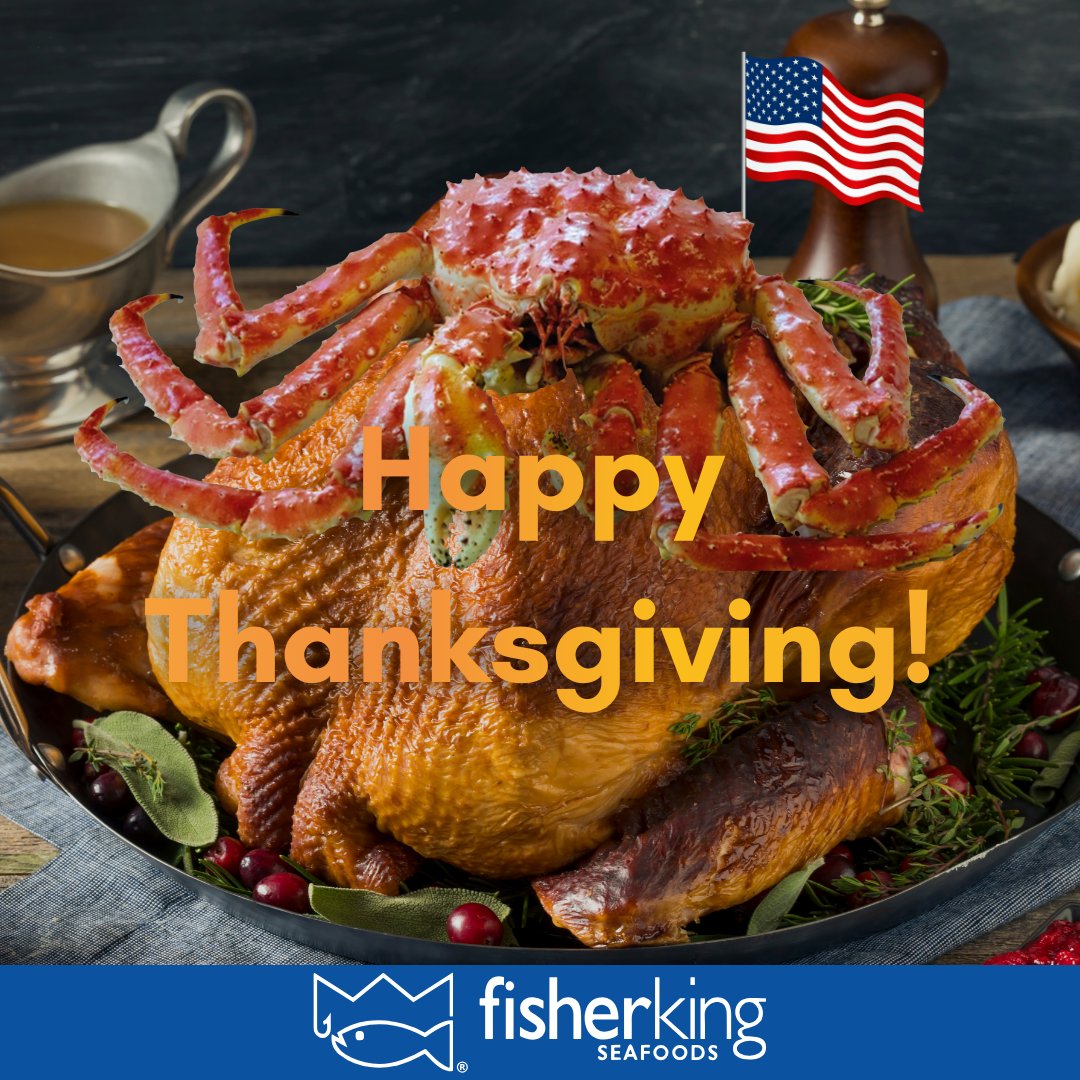 Happy Thanksgiving! 🦃🦀

We wish our American friends, colleagues, and clients 
a great Thanksgiving feast!

#HappyThanksgiving 🇺🇸🦃

#EatLikeRoyalty 🌊🦀🦞🦐🐟