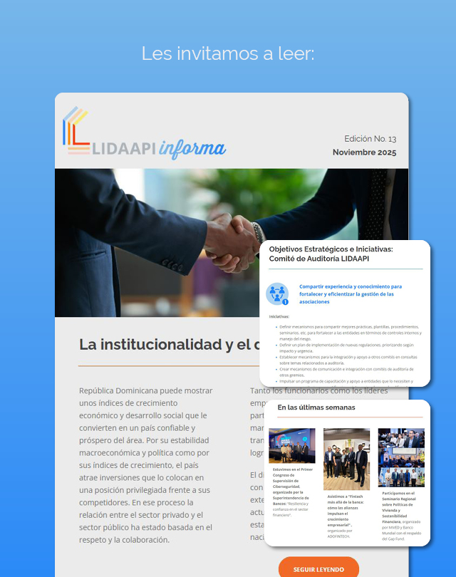 Les invitamos a leer nuestra más reciente edición de LIDAAPI Informa, donde les resumimos las últimas noticias y actualizaciones sobre nuestro gremio.

mailchi.mp/lidaapi/inform…