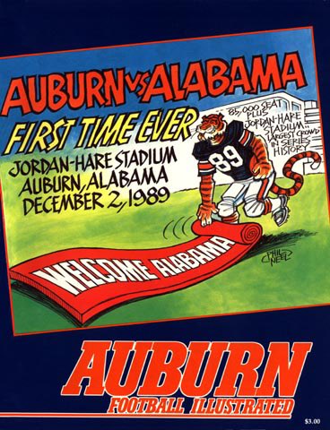 Since Pat Dye brought the Iron Bowl to Jordan–Hare in 1989, Auburn has owned a 10–7 edge over Alabama on its home turf.

Can the tigers do it again? War Damn 🦅