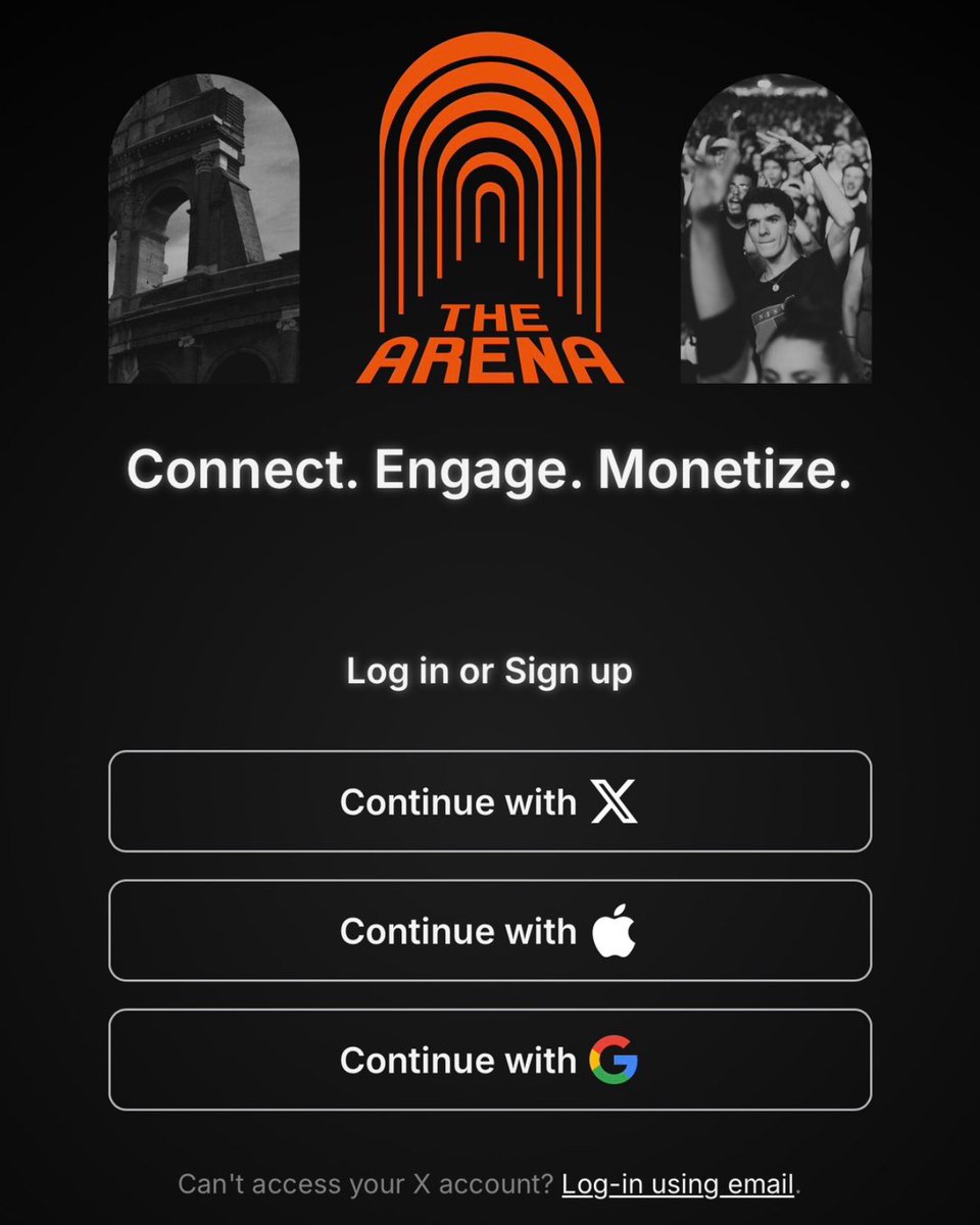 TheArena's tweet image. Alternative logins are now live!

Arena no longer relies on just X for authentication. You can now sign up or log in with Google or Apple, and existing users can link these methods to ensure continued access if one option becomes unavailable. Unlinking is not yet supported due to…