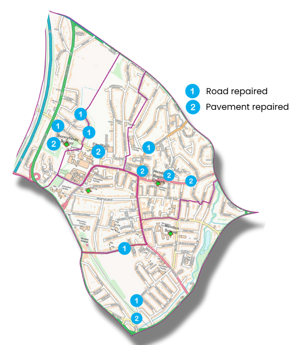 A common complain we hear is that pavements are uneven, cracked or dangerous. I’m proud to confirm that Church Rd, Elm Cl, Greyhound Hill &amp; Water Brook Ln in Hendon have been repaired this year.

If your pavement needs patching please let me know at cllr.a.prager@barnet.gov.uk.