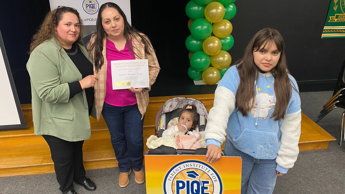 Yesterday at Grace Davis High School in Modesto, 62 parents proudly graduated from our Family Engagement Program – High School Level!

A special thank you to Principal Michael Shroyer for his unwavering support for PIQE. His warm welcome and dedication made a meaningful impact,