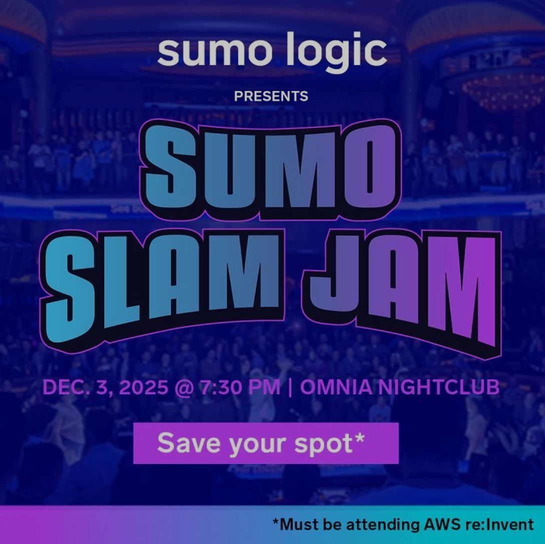 vmblog's tweet image. The @SumoLogic Slam Jam is back! World-champion sumo wrestlers taking over Vegas in an adrenaline-packed night that&apos;s always a crowd&apos;s favorite. 7:30 p.m. on Dec. 3 at OMNIA Night Club: Click here to attend: ow.ly/1yhR50XvbVK

#AWS #AWSreinvent