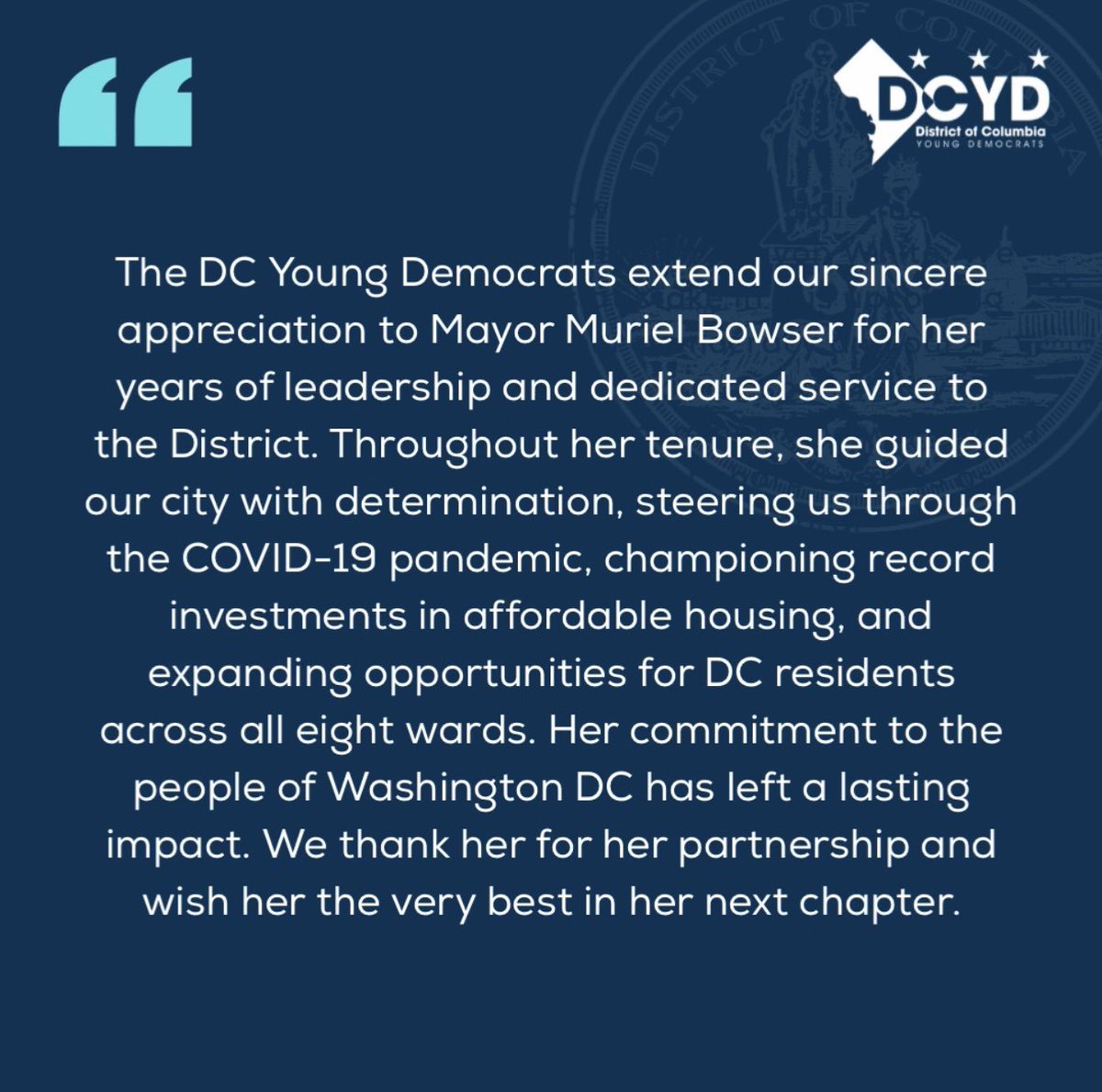 DC Young Democrats tweet media
