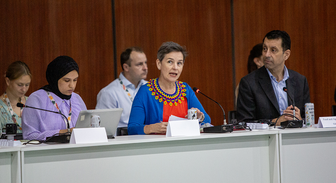 IISD_ENB's tweet image. On Food and Agriculture Day at #COP30, key stakeholders in action to transform #agrifood systems and mitigate super-pollutants combined forces to discuss ways to unlock the finance needed to deliver results for the #climate

Highlights ➡️ enb.iisd.org/ministerial-fa…

#food