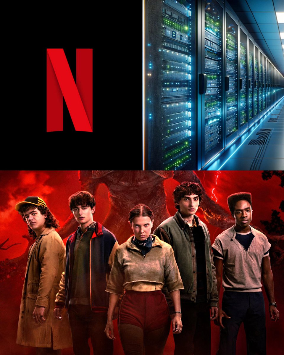 SE ESTÁN PREPARANDO 😱 Se reporta que #Netflix aumentó su ancho de banda en un 30% el día de hoy para evitar una caída en la plataforma durante el estreno de #StrangerThings esta noche.