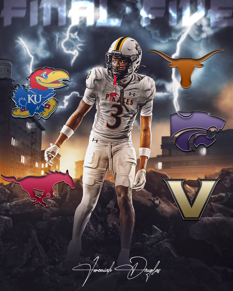 #AGTG My recruitment is 100% still open, but these 5 schools are the ones who stand out the most! Where's 🏠?
<a href="/adamgorney/">Adam Gorney</a> <a href="/MikeRoach247/">Mike Roach</a> <a href="/Perroni247/">Brian Perroni</a> <a href="/SWiltfong_/">Steve Wiltfong</a> <a href="/samspiegs/">Sam Spiegelman</a> <a href="/TexasFootball/">Texas Football</a> <a href="/VandyFootball/">#14 Vanderbilt Football</a> <a href="/SMUFB/">SMU Football</a> <a href="/KStateFB/">K-State Football</a> <a href="/KU_Football/">Kansas Football</a> <a href="/Coach_Lewis43/">@Coach_Lewis43</a>