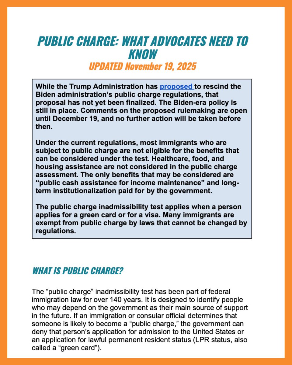 PIFCoalition's tweet image. Now on our website: Find resources to explain what’s happening with the recent public charge proposals; get talking points for community members or press; and more. Visit our website at PIFCoalition.org/PublicCharge for these resources and more.