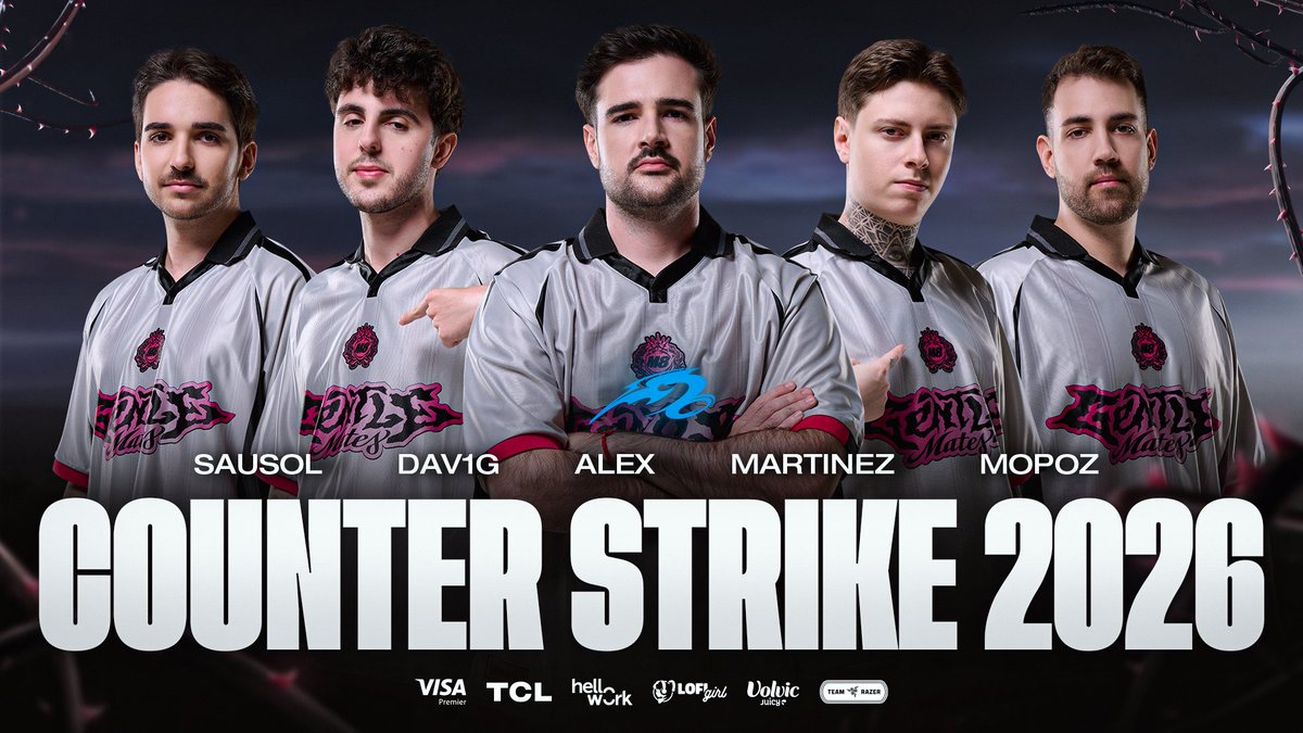 Nous continuons avec notre roster CS2 ! #M8WIN

🇪🇸 <a href="/MartiinezSa/">Martinez</a>
🇪🇸 <a href="/dav1gCS/">dav1g</a>
🇪🇸 <a href="/AlejandroMopoz/">M8 mopoz</a>
🇪🇸 <a href="/sausolCSGO/">Solsona</a>
🇪🇸 <a href="/alexitownzz/">Alejandro Masanet</a>