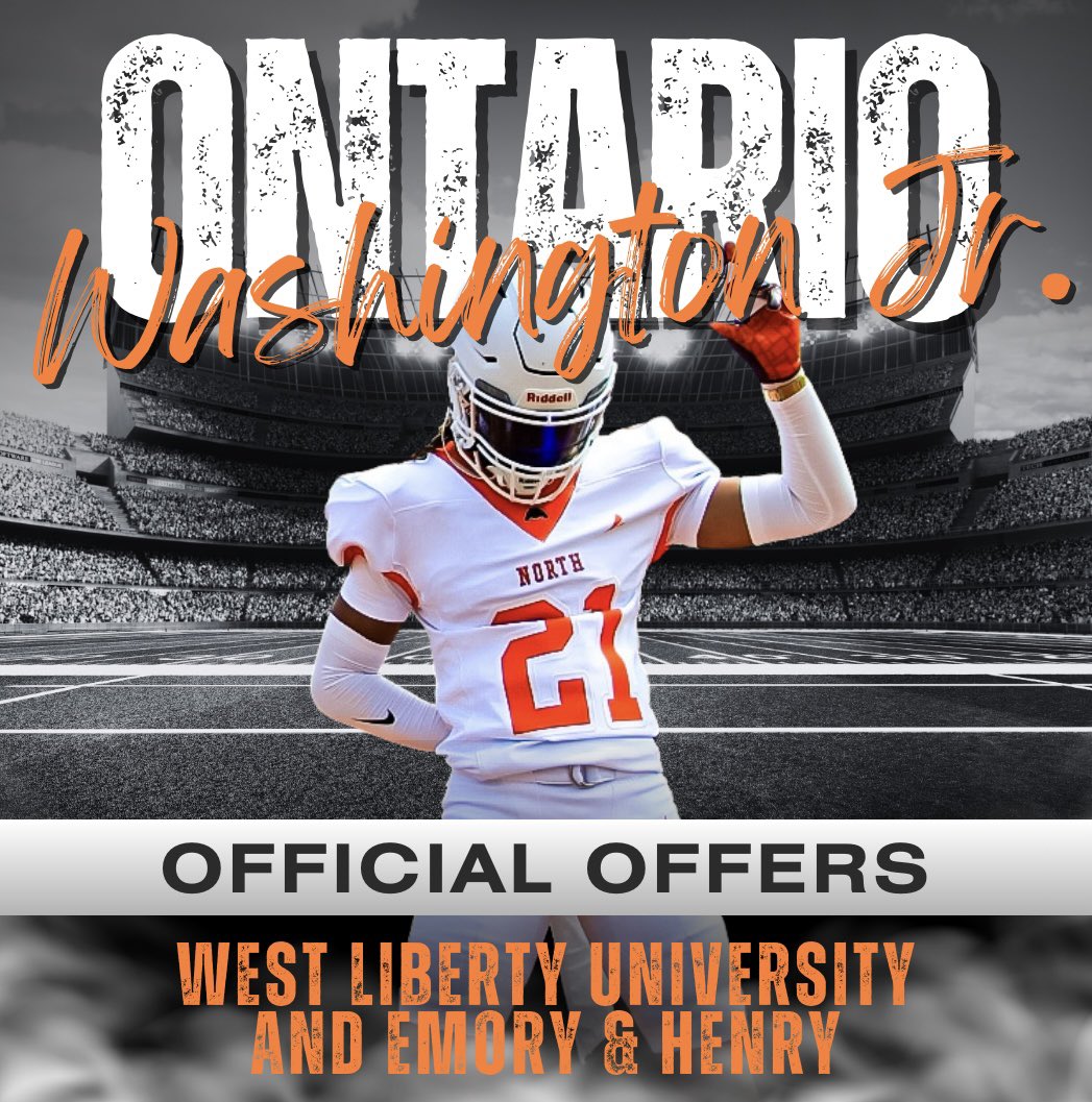 nshswolverinefb's tweet image. Congratulations to Ontario Washington Jr. on two official offers to West Liberty University and Emory &amp;amp; Henry. @babyO07