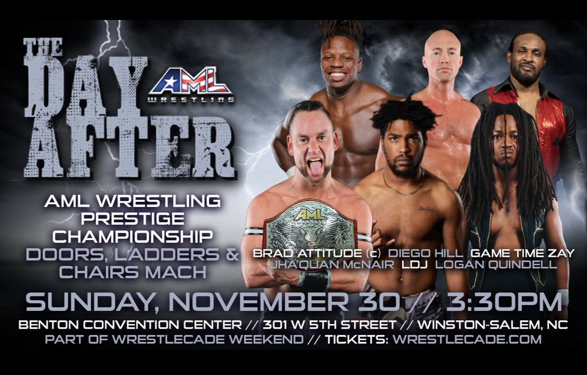 This is a week to be thankful and show gratitude for which I have plenty…

But it’s also a weekend to come party with the best crew around and show the world just how great pro wrestling in NC is!

Come see the ☝🏼⭐️ shine all weekend <a href="/WrestleCade/">WrestleCade</a> &amp; <a href="/AMLWrestling/">AML Wrestling</a>