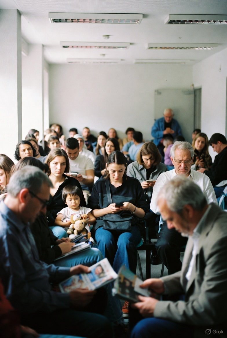 angelopezh's tweet image. Hoy estuve acumulando pacientes porque un compañero se puso enfermo. Al verse sin posibilidad de consulta tras días de espera, comenzaron a protestar para que los atendiera. Tuve que salir a la sala de espera y decirles que no me presionaran o me iría yo también. ¡Todo se calmó!