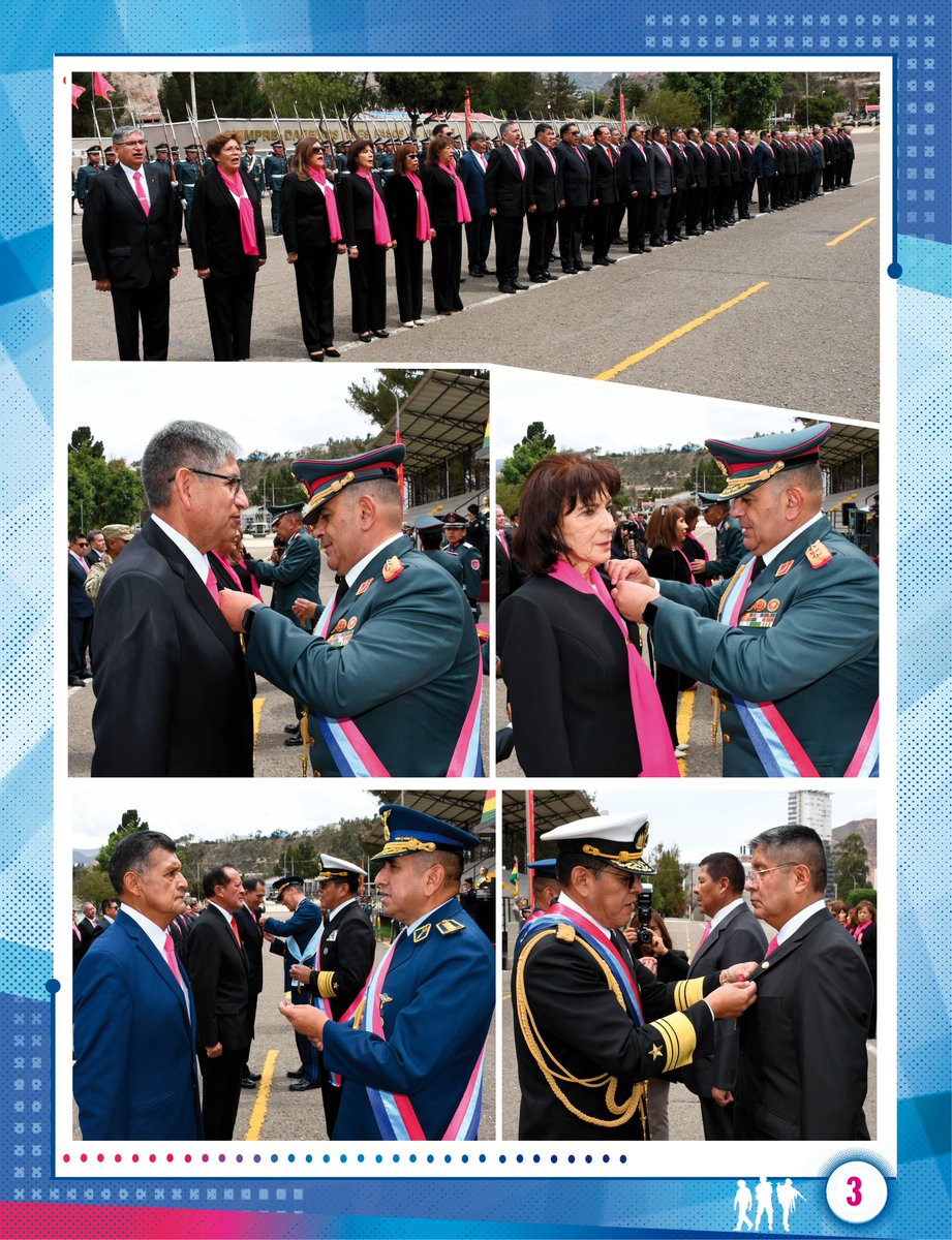 ComandoLas's tweet image. FUERZAS ARMADAS RINDEN HOMENAJE A LA PROMOCIÓN 1985 EN SUS 40 AÑOS DE ANIVERSARIO.
🇧🇴#FFAAContigo #200añosdeservicioalapatria #bicentenariodelasffaa #ejercitodebolivia #armadaboliviana #fuerzaaereadebolivia #bicentenariodebolivia