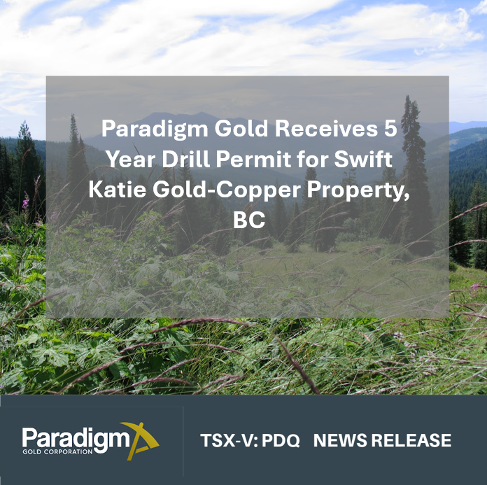 Read more about Paradigm Gold's planned drill program and surface work here: bit.ly/3XgA8Dc

#Gold #Copper #SwiftKatie #JuniorMining #MiningStocks #investing #Commodities #PDQ #preciousmetals #TSXV #Exploration #Mining