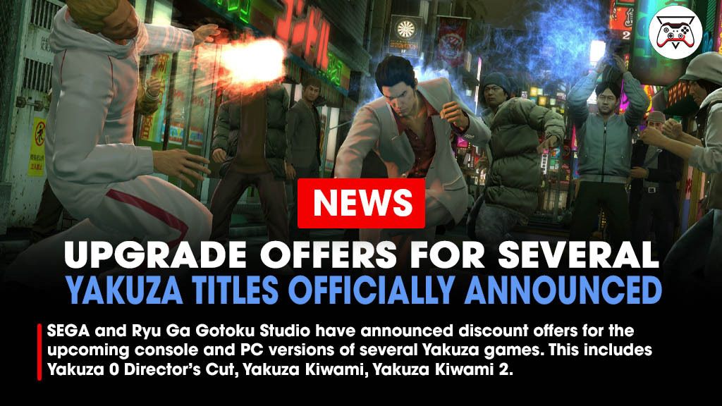 Publisher SEGA and developer Ryu Ga Gotoku Studio have announced discount offers for the upcoming console and PC versions of several Yakuza games. This includes Yakuza 0 Director’s Cut, Yakuza Kiwami, Yakuza Kiwami 2.

Link - bit.ly/4pukCiX
#SEGA #YakuzaKiwami