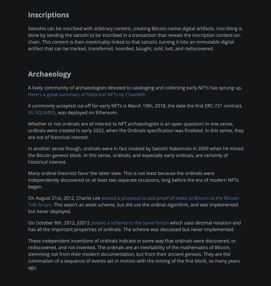 prrfbeauty's tweet image. Ordinals are digital artifacts

Relics are Bitcoin-native non-arbitrary digital artifacts, 1:1 with transactions

&quot;In another sense though, ordinals were in fact created by Satoshi Nakamoto in 2009 when he mined the Bitcoin genesis block.&quot;

Relics extends this same principle.
