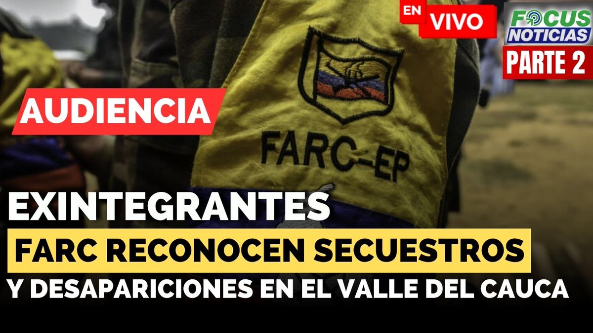 focusnoticia's tweet image. 🚨 #EnVivo | 9 Exintegrantes De Las #Farc Reconocen #Secuestros Y Desapariciones De Indígenas, Campesinos Y Afrodescendientes En El Valle Del Cauca Ante La #Jep [Parte 2] 🚨Véala en directo #FocusNoticias

Click Aquí▶️
 youtube.com/watch?v=6TI7EK…

Suscríbete gratis a Focus Noticias…
