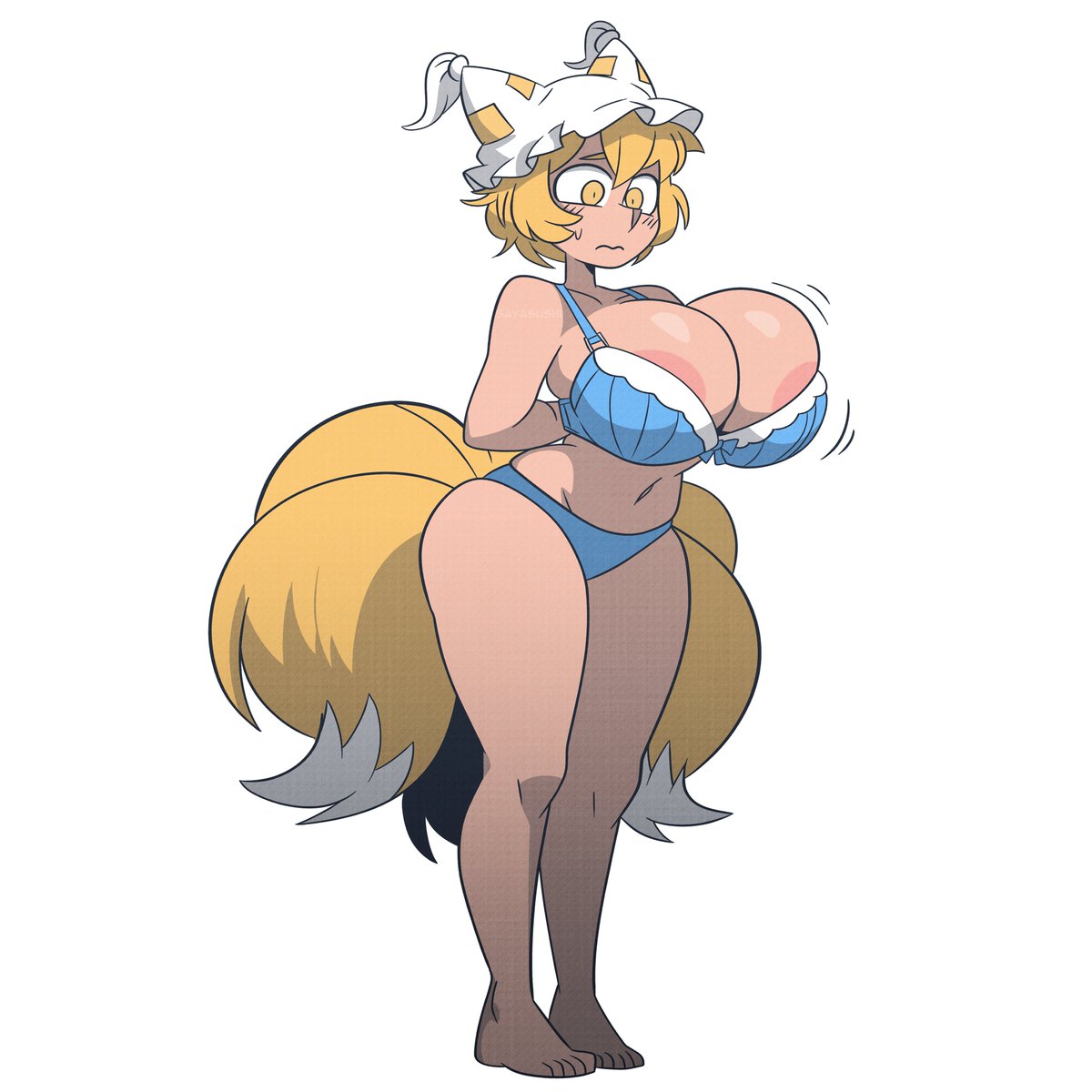 SayaSushiSwag's tweet photo. Ran commission... Doesn't your back hurt? https://t.co/NyHMdjMHBw