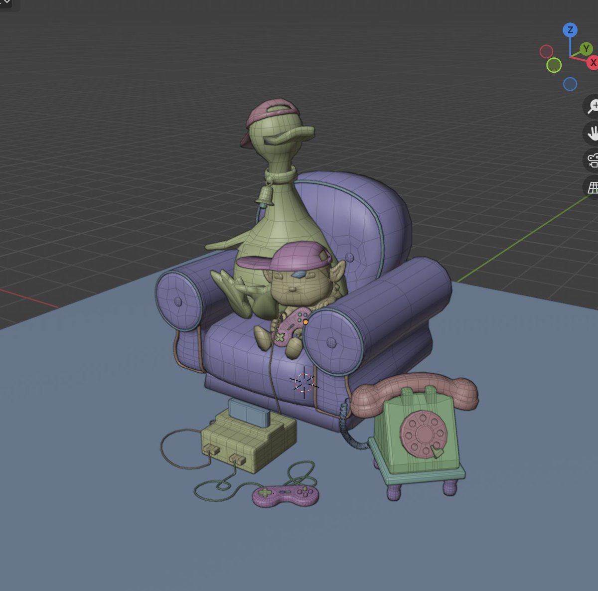 may or may not give <a href="/_GastonPacheco/">Gastón Pacheco</a> 's DTIYS a go. we'll see if I finish it. 

#b3d #characterdesign