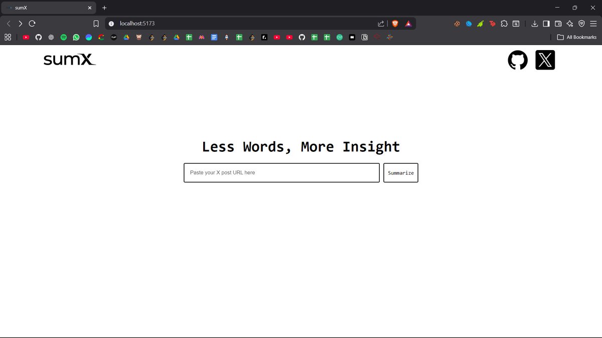 AkshitInPublic's tweet image. Day 101 #UntilPlacement 🚀

&amp;gt; Solved: Leetcode 735 - Asteroid Collision | 933 - Number of Recent Calls ☄️
&amp;gt; Enhanced the frontend of my project SumX – Tweet Summarizer 💻

-Open for feedback; any UI/UX or feature ideas? 🤔

#200DaysOfCode #MERN #Java #LearnInPublic