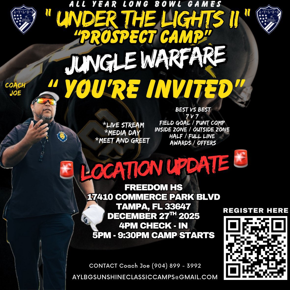 6DamarcusBrown's tweet image. Thanks to @CoachJoeNieves for the camp invite #AGTG💐 @RecruitLPHS @LPHSDragonsFB