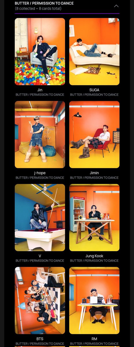 QUINTA COLEÇÃO COMPLETA PORRAAAAA BTS Moving edition ✓ BTS MOTS 7