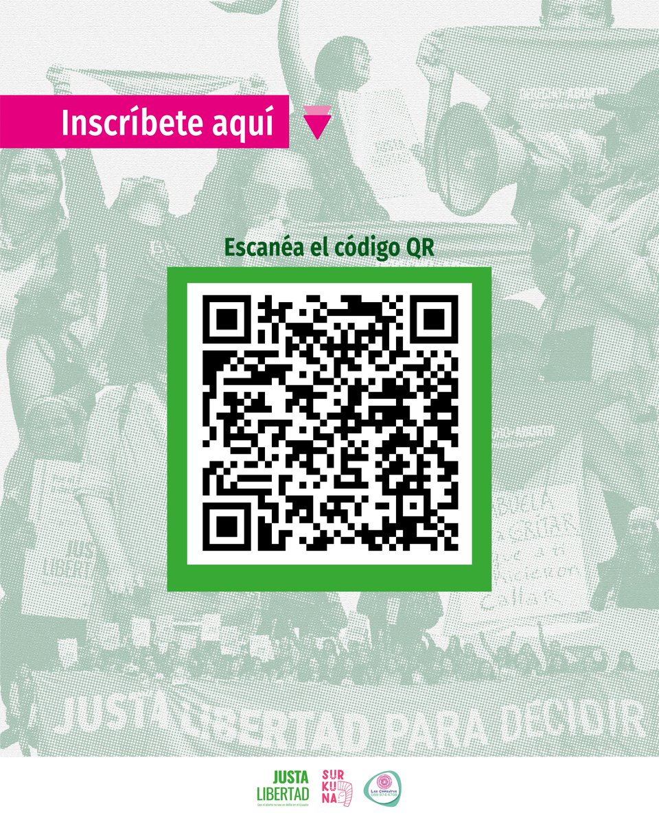 📣WEBINAR | Narrativas del abort0 en la #música: ¿Cómo se ha contado el aborto en la cultura y el arte?

📆Únete el miércoles, 3 de diciembre a las 18h00

🔸Yela Quim🇨🇴
🔸Mel Mourelle aka Veneno de Miel🇪🇨
🔹Doménica Enríquez Cárdenas 🇪🇨
🖊️ Inscríbete en acortar.link/V0tSrN