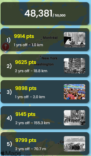 New second highest score.