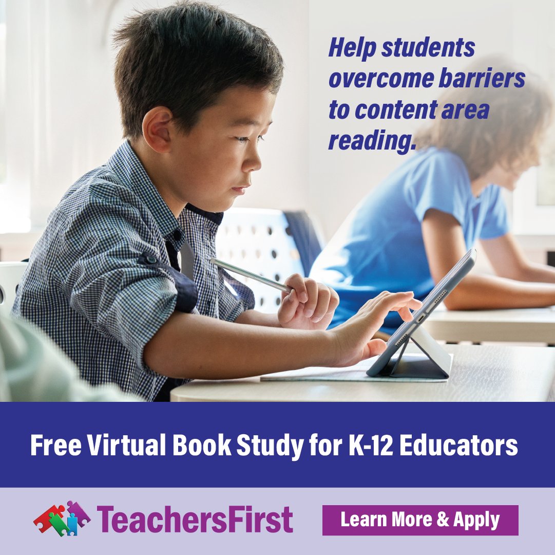 TeachersFirst's tweet image. Gamification isn’t just for students. Join our gamified winter book study and climb the PD leaderboard, earn badges, and explore strategies to support every reader. bit.ly/3XHeV5j
#BookStudy #ProfessionalLearning