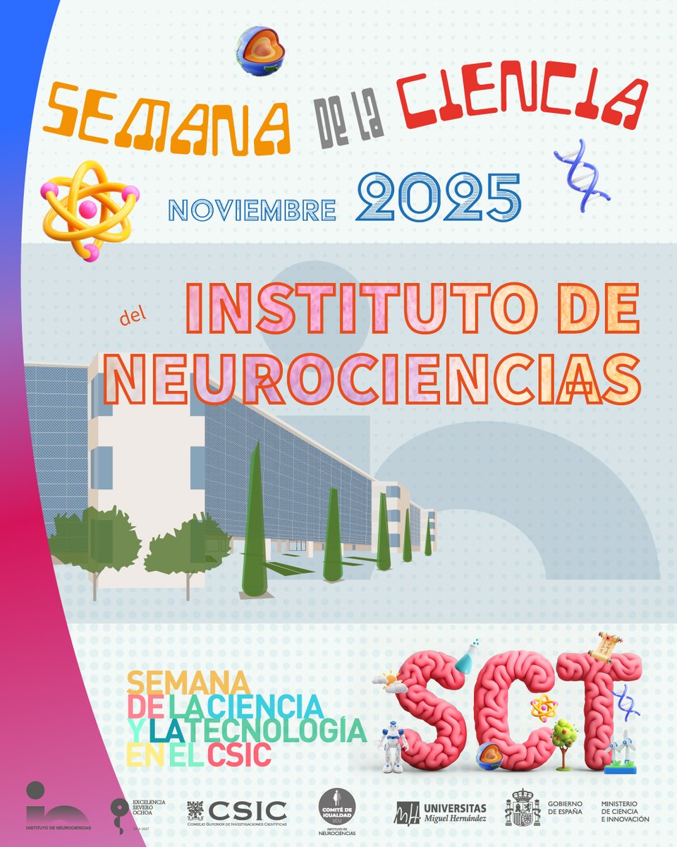 NeuroAlc's tweet image. 📚 Continúan nuestras charlas divulgativas de la Semana de la Ciencia.
@FedericoMiozzo ha visitado el IES 8 de Marzo para explicar cómo un ambiente enriquecido con más estímulos sociales, motores y cognitivos mejora la memoria, mientras que el aislamiento la deteriora🧠