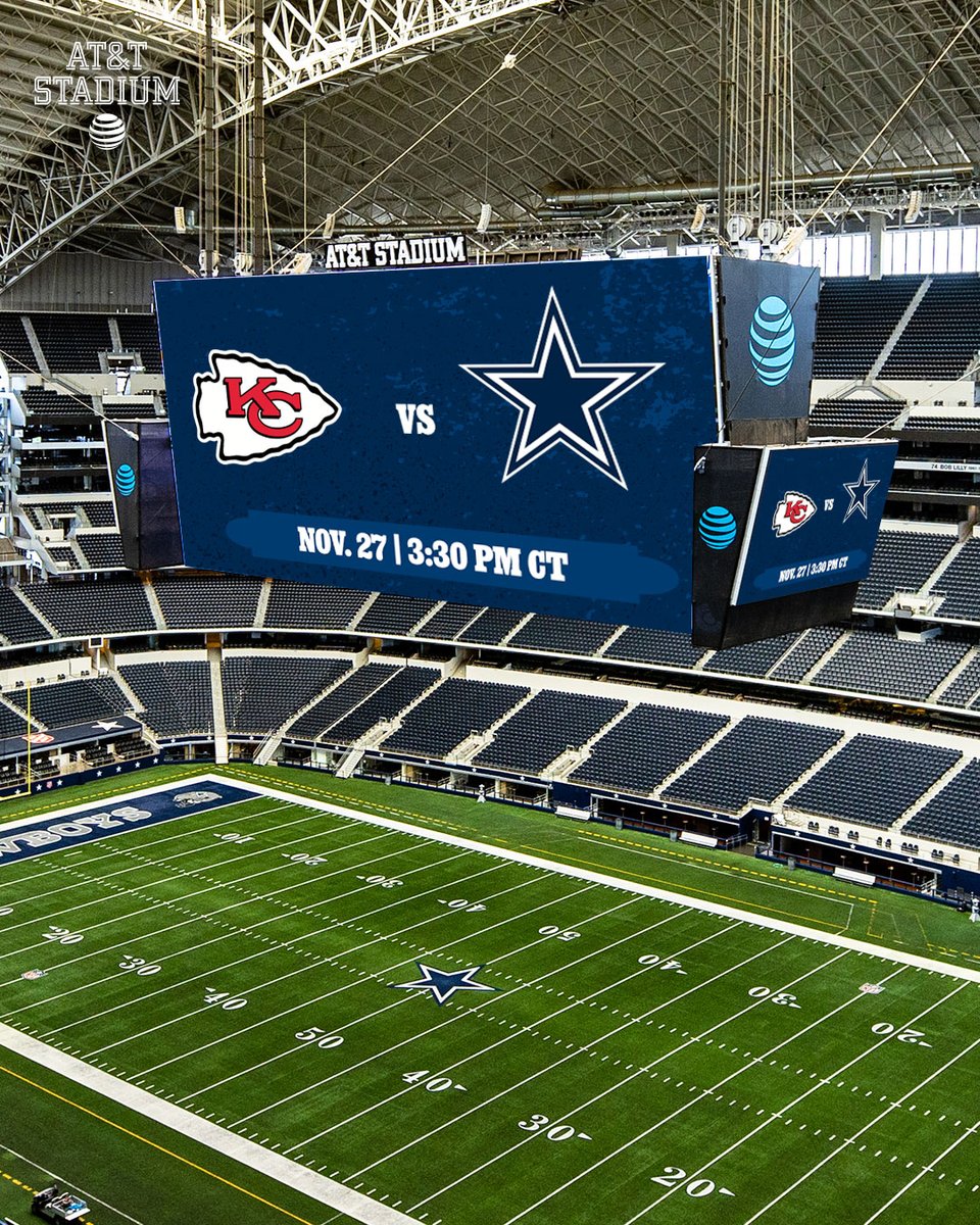 ATTStadium's tweet image. Ready to feast 🍽️

#KCvsDAL | @ATT