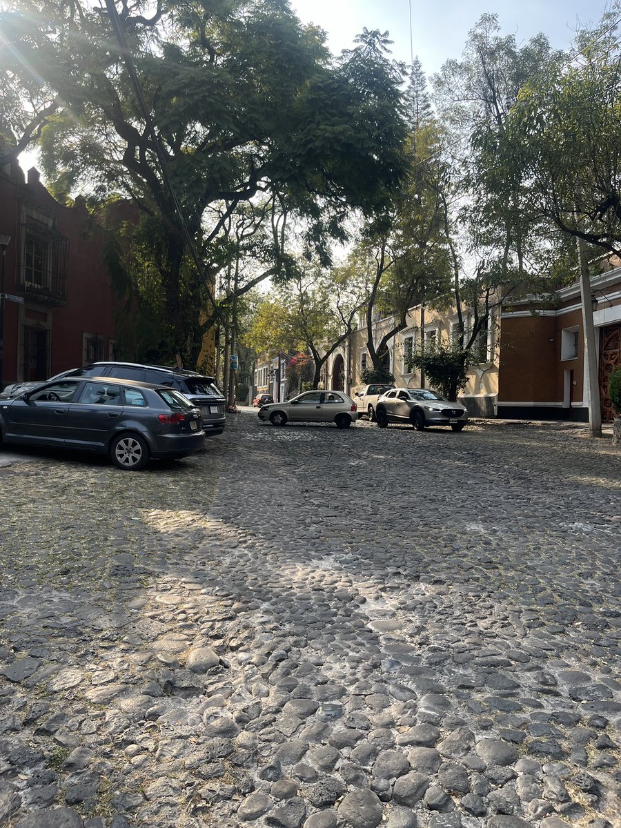 jeronimosainz's tweet photo. Hay un auto con un perro encerrado a mitad de la calle poniendo en riesgo a pestones, autos y al mismo perrito. Esq Hidalgo con Árbol en San Angel.

@SSC_CDMX @UCS_GCDMX @AlcaldiaAO https://t.co/O7vMMeVOAT