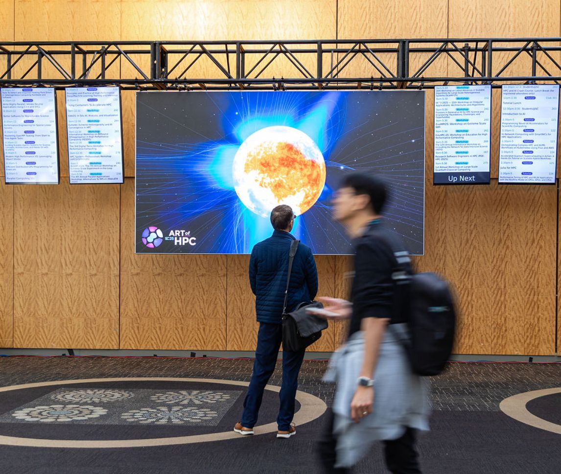 Supercomputing's tweet image. Find yourself, your colleagues, and your friends in our official #SC25 conference photos!  Download your faves: scconferencephotos.pixieset.com/sc25stlouiscon…