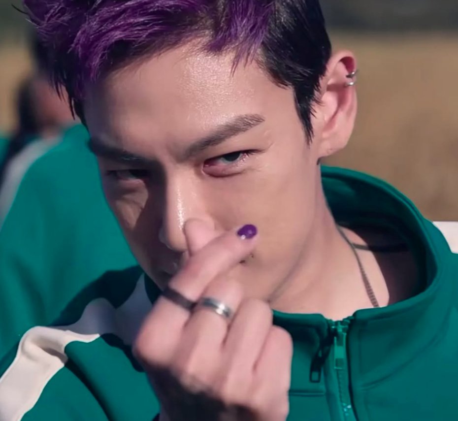 T.O.P in the second season of Squid Game.