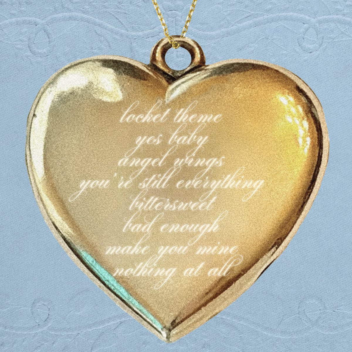 thinking about locket tracklist slowly unfolding ₊˚⊹♡