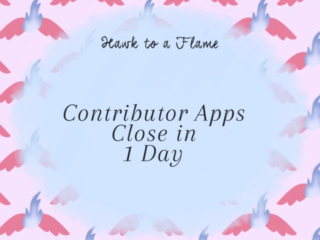 Hawk to a Flame: a DabiHawks Soulmate Zine tweet media