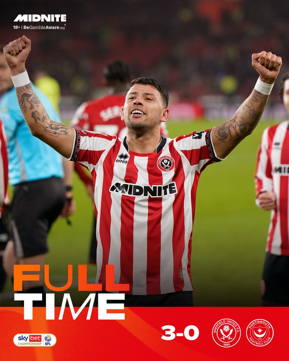 Another 3 points in the bag and out the bottom three! 🎉 

Great performance from the Blades. ⚔️