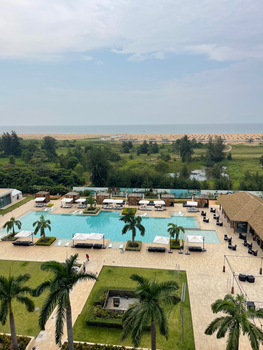 Mochievous's tweet image. Anyway if you are thinking of a trip to Cotonou, here are three options to stay. 

1. Lux - Sofitel 
2. Mid Range - Golden Tulip (although in my opinion, if you can afford GT, just do Sofitel) 
3. Budget-ish - Calneya 

GT isn’t pictured