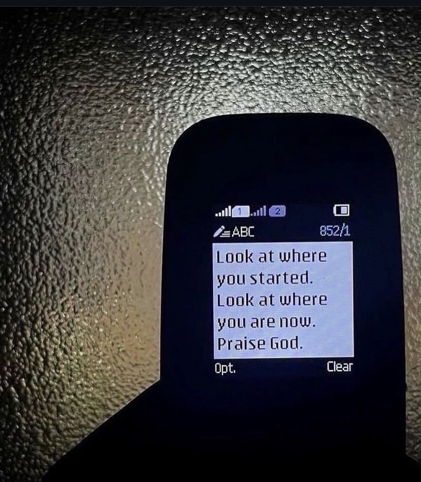 We only look back for motivation purposes 

Stay pushing everyday and it will be worth it