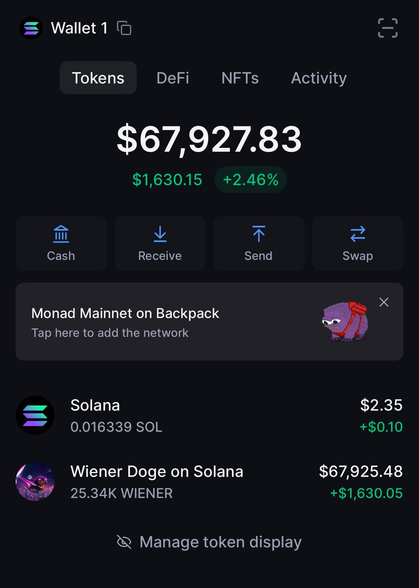 Wiener Doge on Solana tweet media