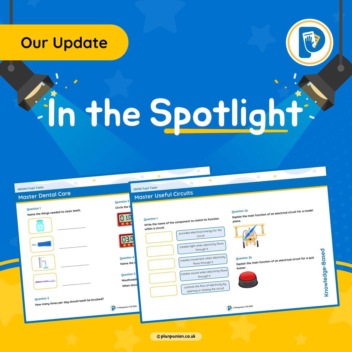 planpanion's tweet photo. IN THE SPOTLIGHT 🔦

At Planpanion, we're in the process of launching NEW science resources. We've started the development of our own curriculum with knowledge-based tasks. 

Here's a sneak peek of a couple of resources that have been uploaded today. 👀 https://t.co/OEWAbP43O4